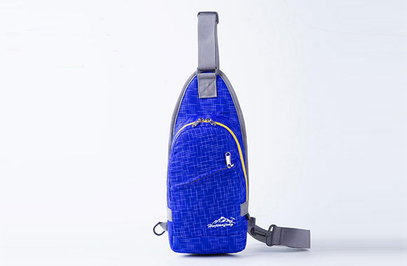 royal blue matty sling bag